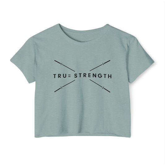 Tru=Strength Women's Crop Top Tee