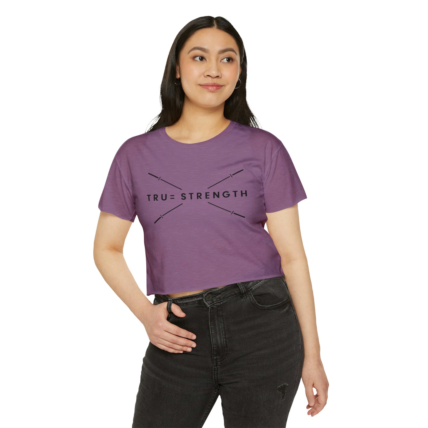 Tru=Strength Women's Crop Top Tee