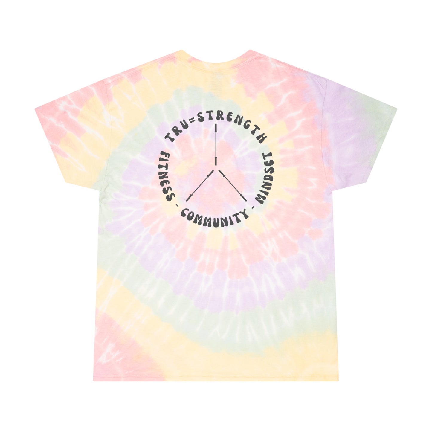 TRU=STRENGTH Groovy Tie-Dye Pastel Tee