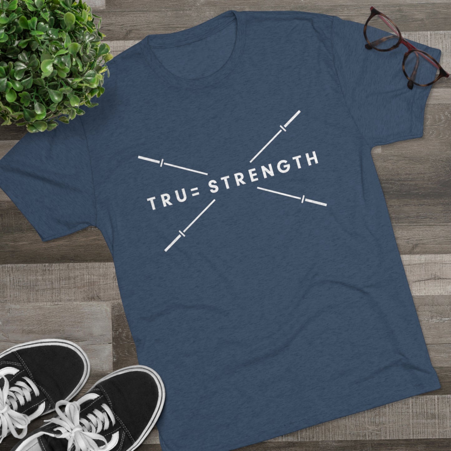 Tru=Strength Unisex Tri-Blend Crew Tee