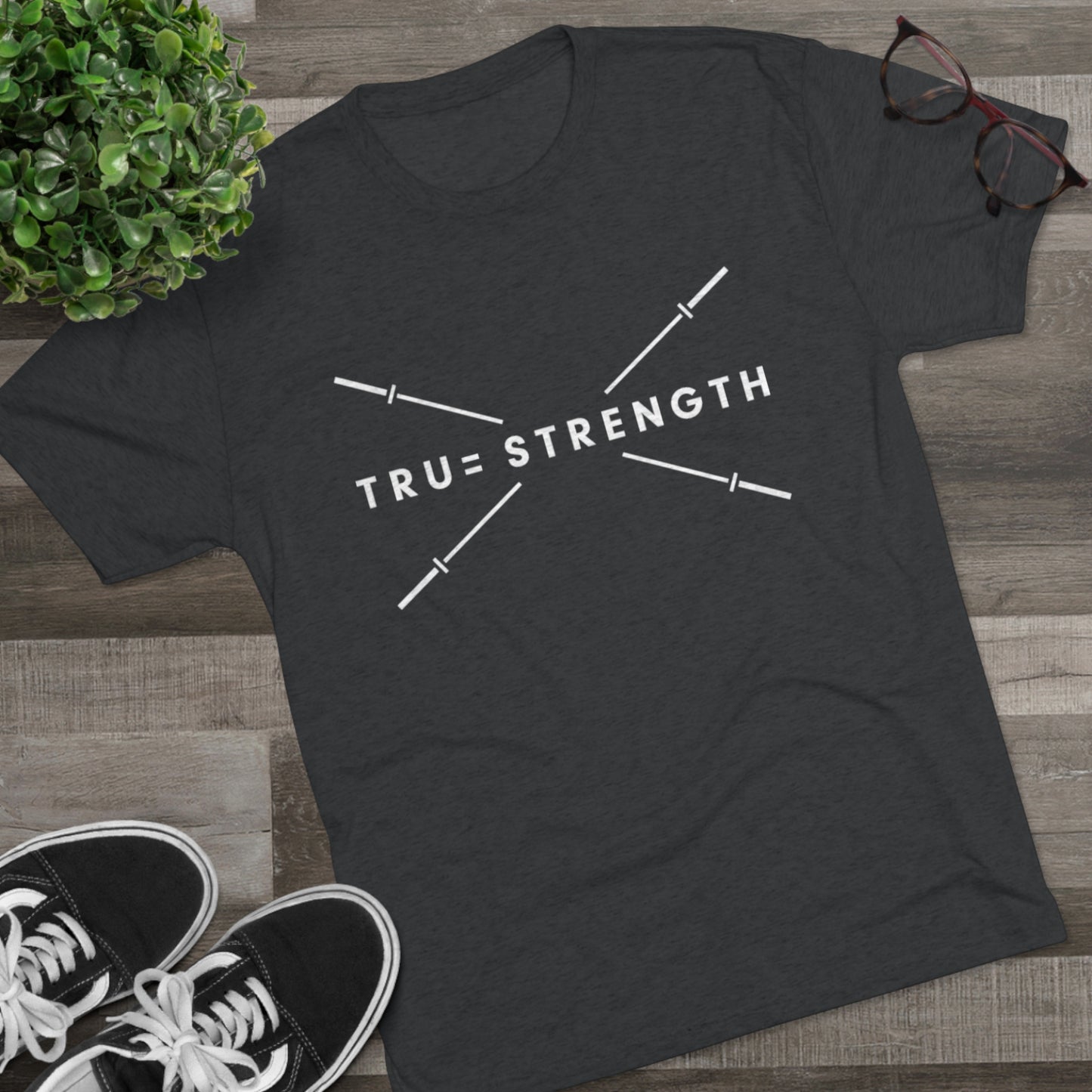 Tru=Strength Unisex Tri-Blend Crew Tee