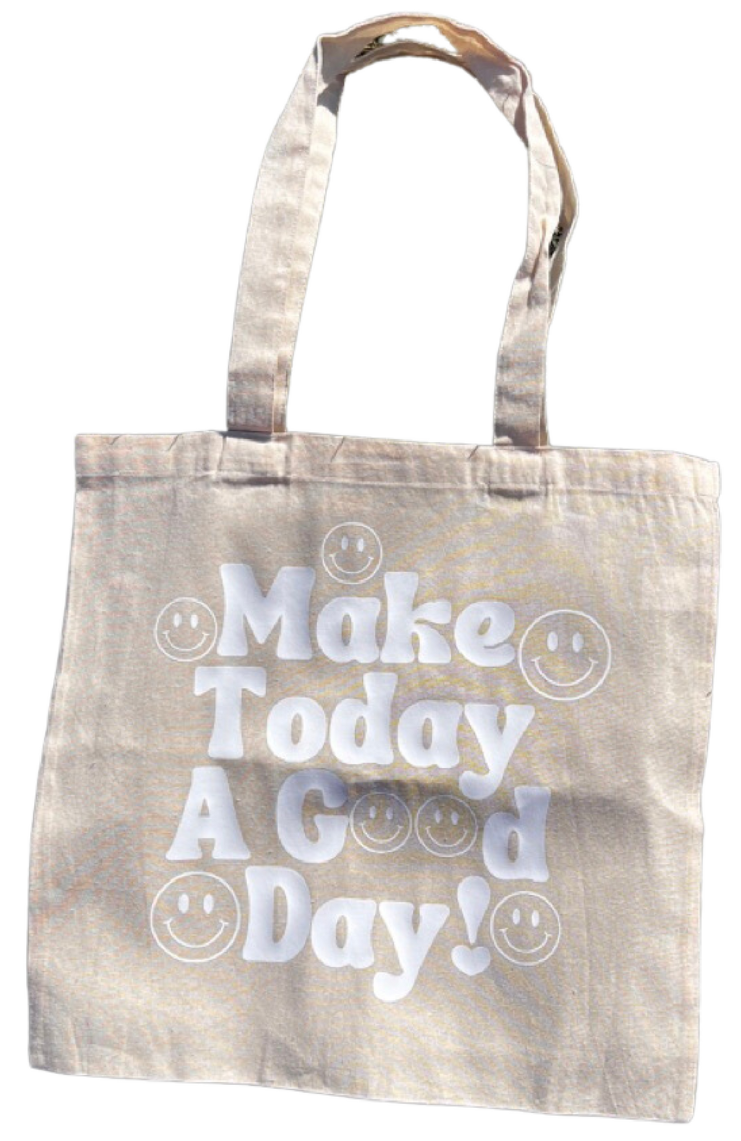 Make Today A Good Day Reusable Cotton Tote