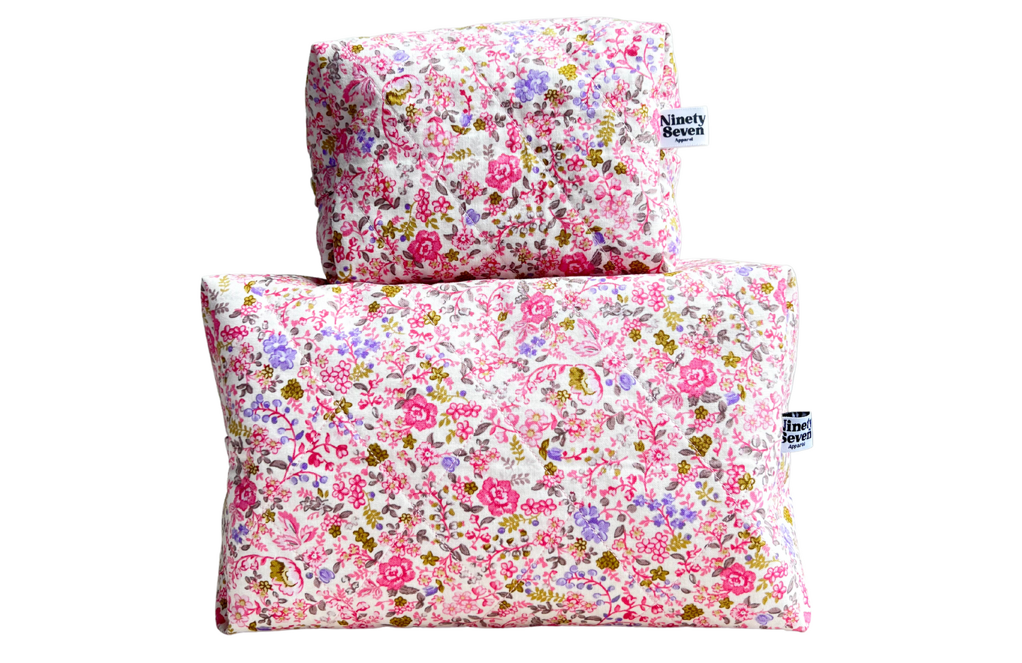 Pink Floral Toiletries Bag