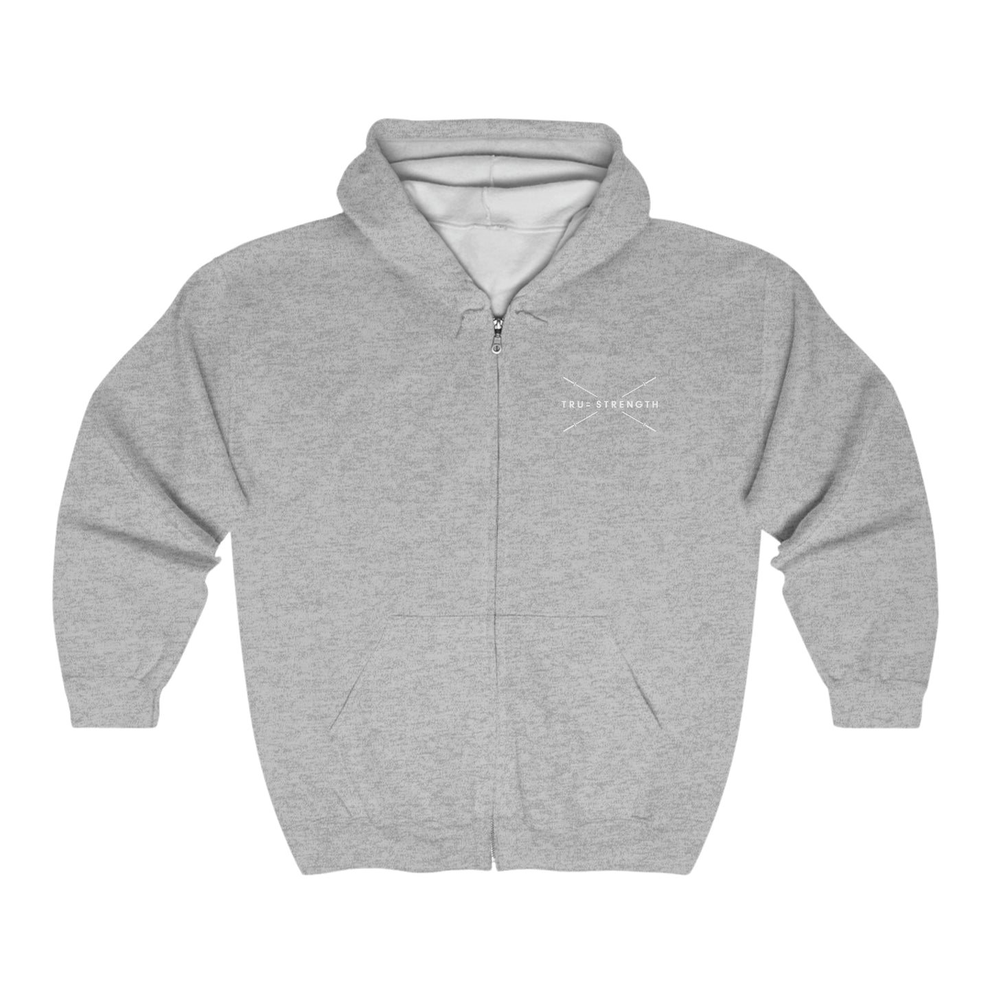 Tru=Strength Unisex Heavy Blend™ Full Zip Hooded Sweatshirt