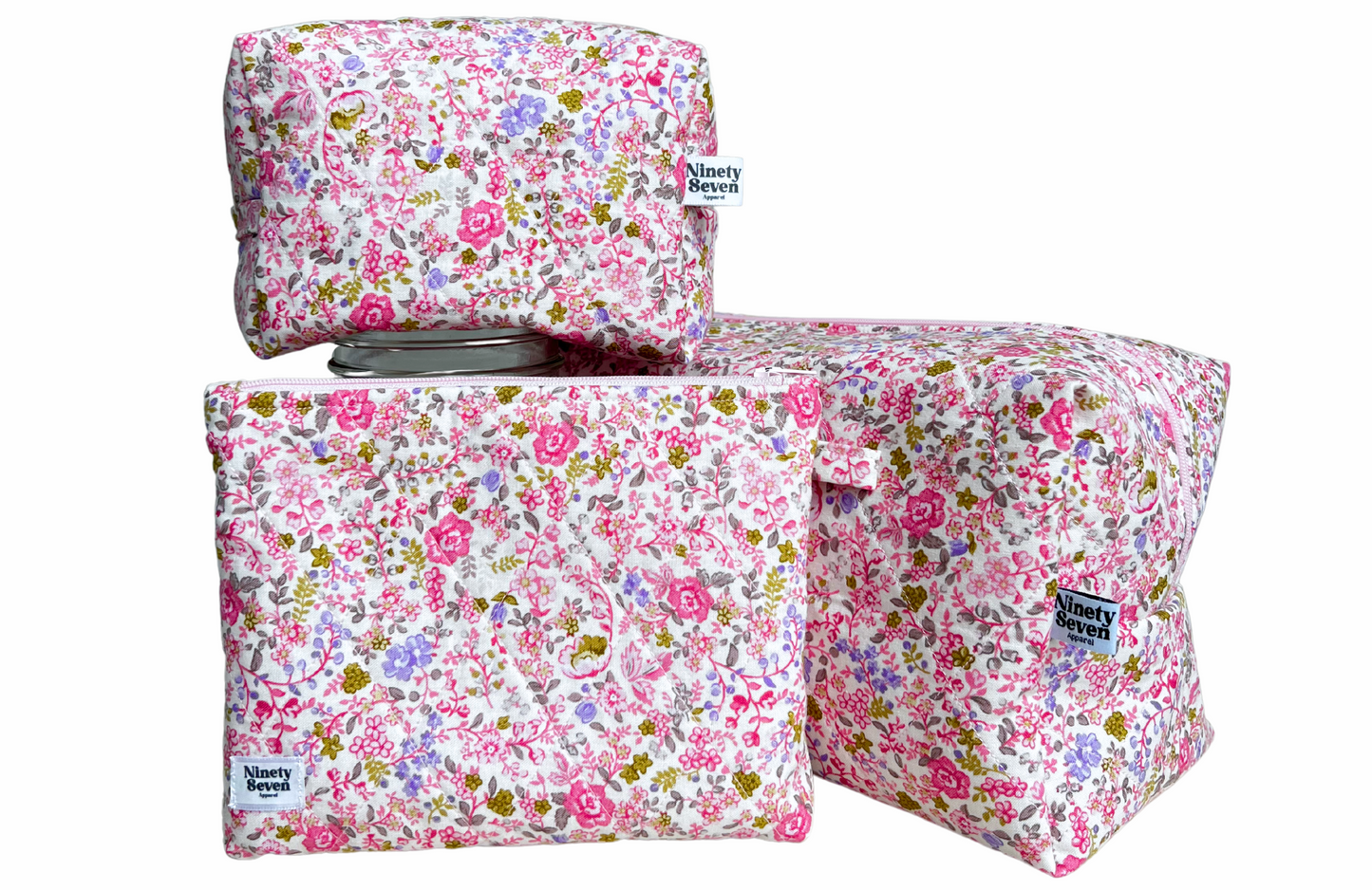 Pink Floral Trio Set