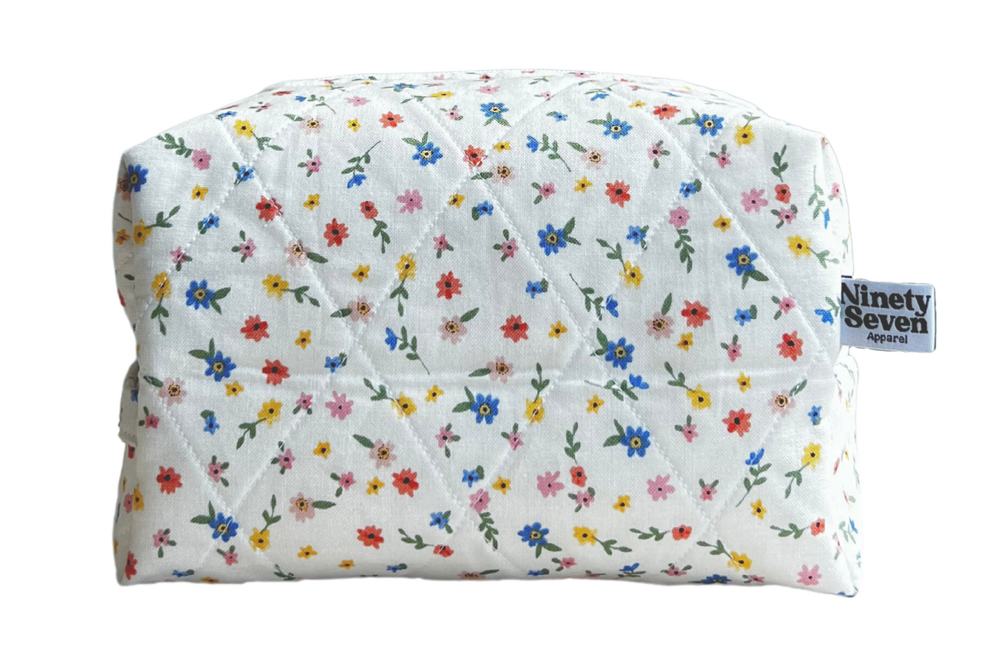 Multi-colored Daisy Makeup Bag