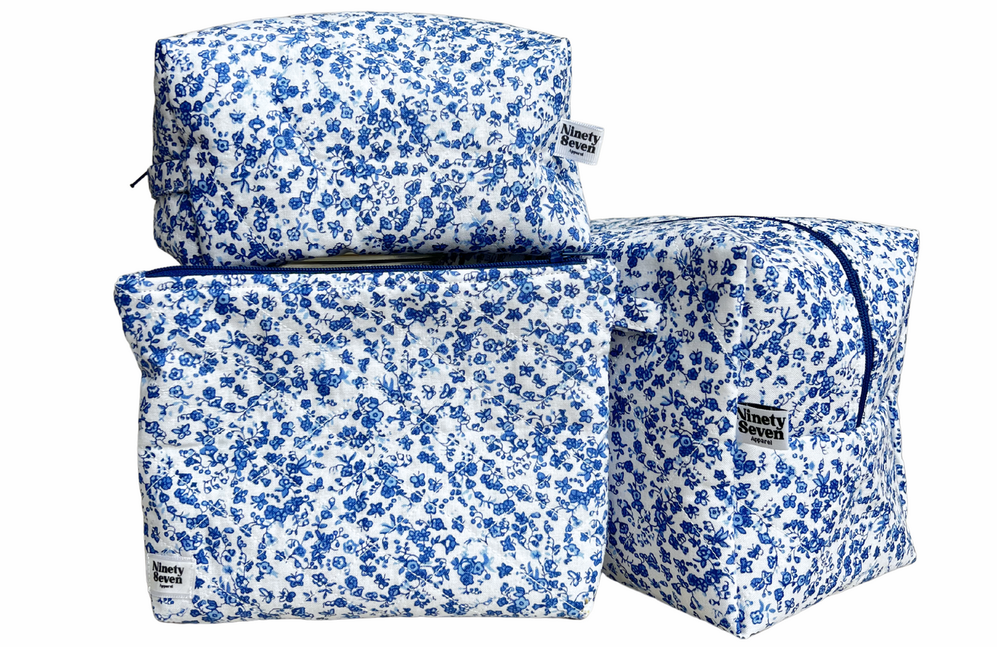 Blue Floral Trio Set