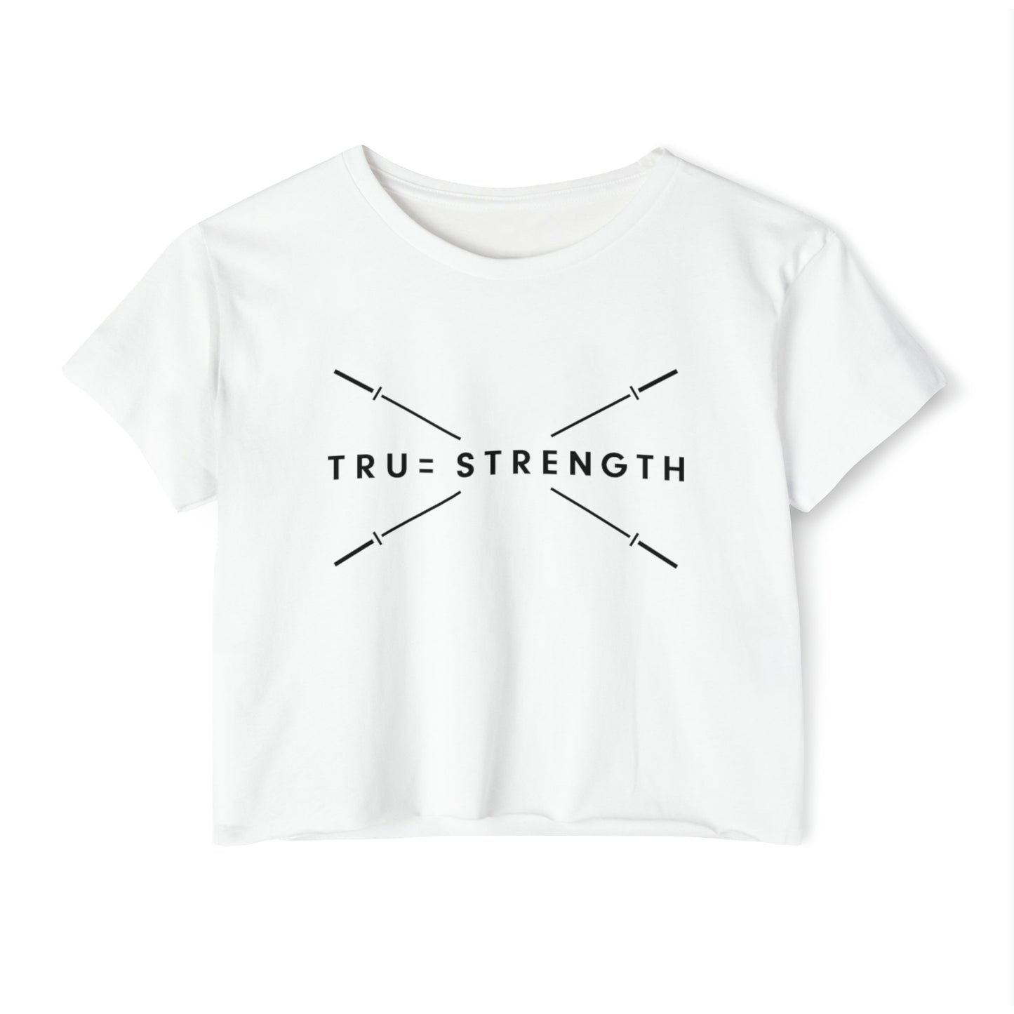 Tru=Strength Women's Crop Top Tee