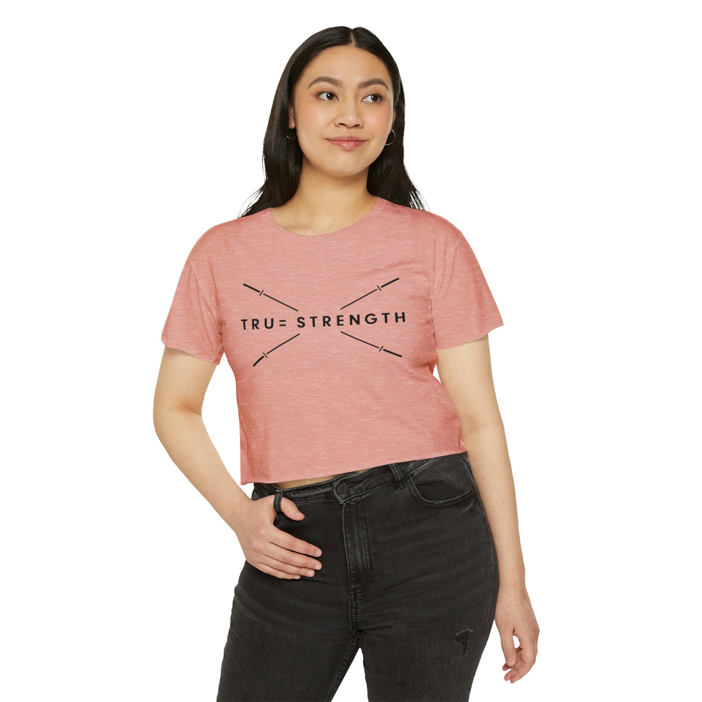 Tru=Strength Women's Crop Top Tee