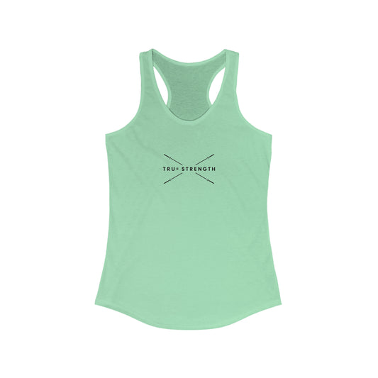 Life is Better at Tru=Strength - Women's Racerback Tank