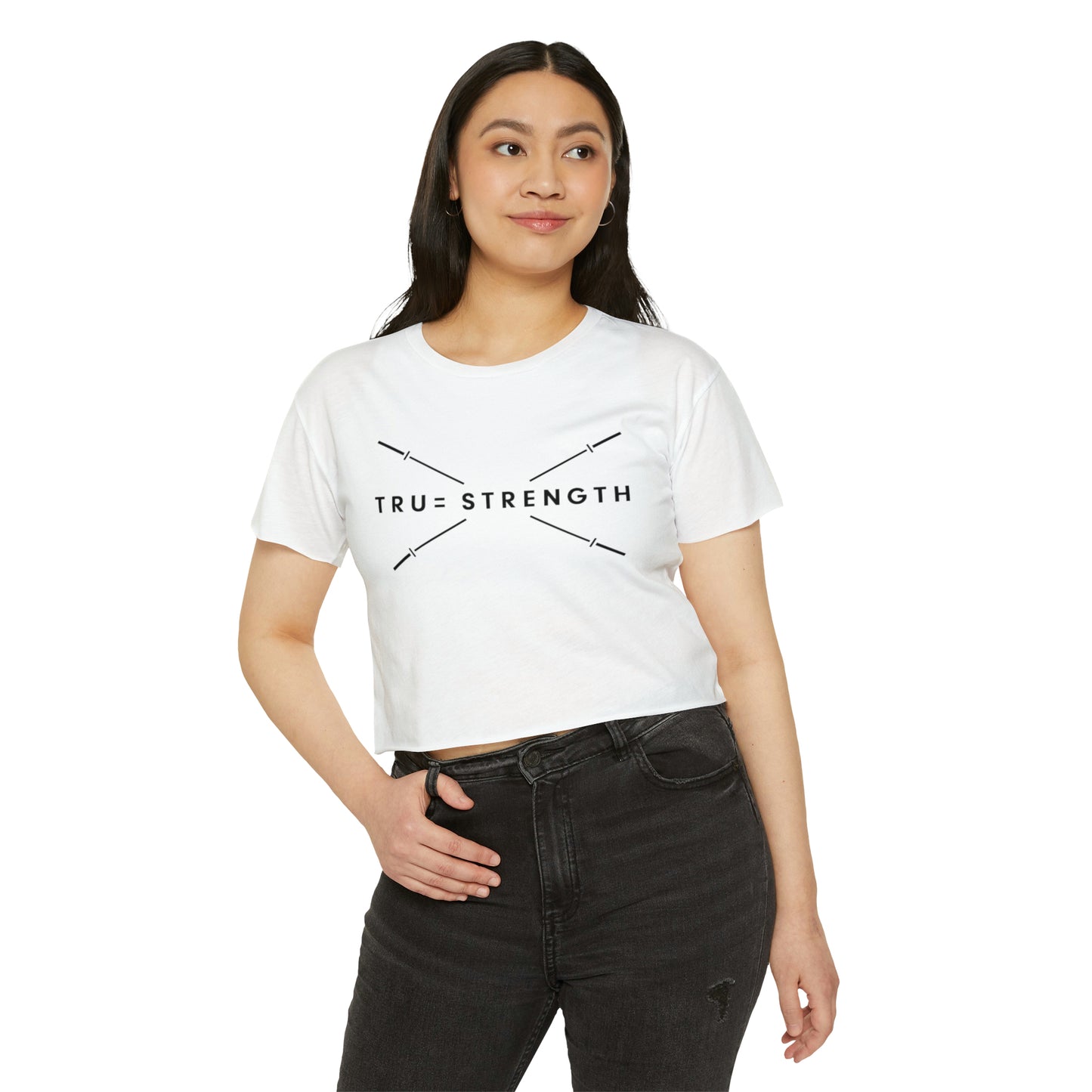 Tru=Strength Women's Crop Top Tee