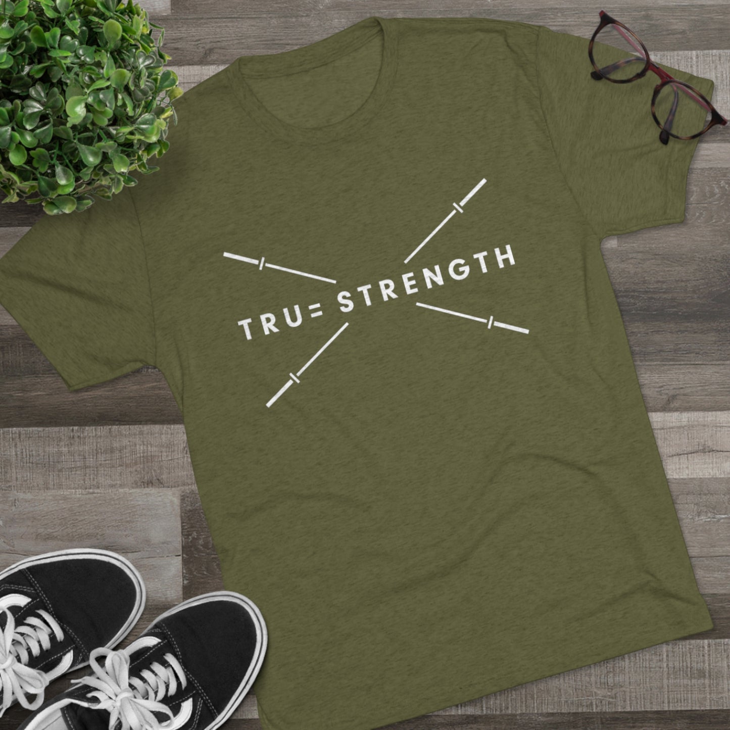 Tru=Strength Unisex Tri-Blend Crew Tee