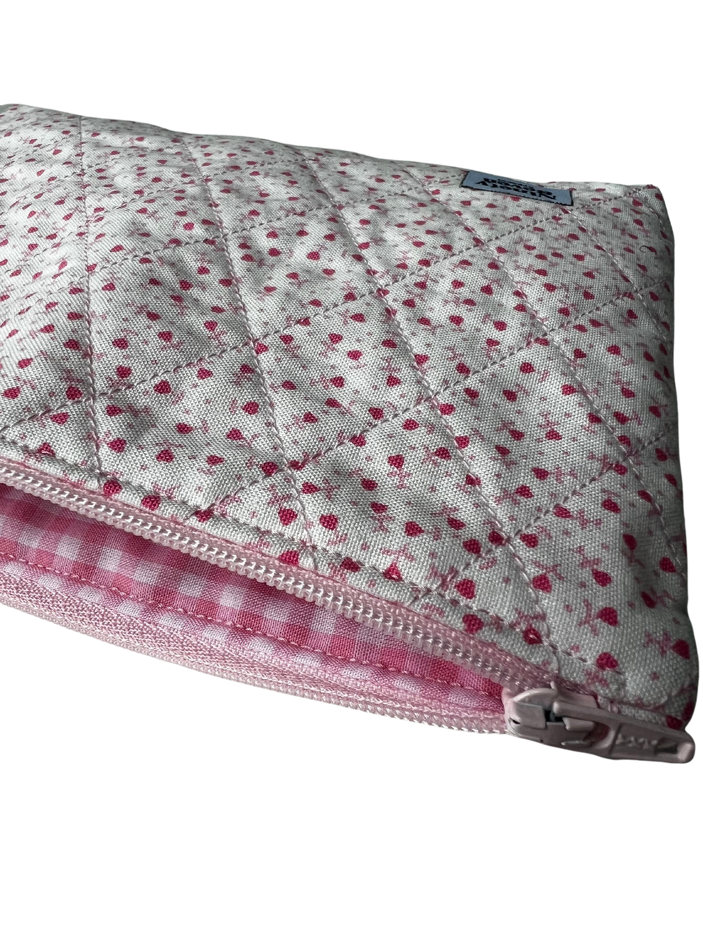 Pink Hearts Zipper Pouch